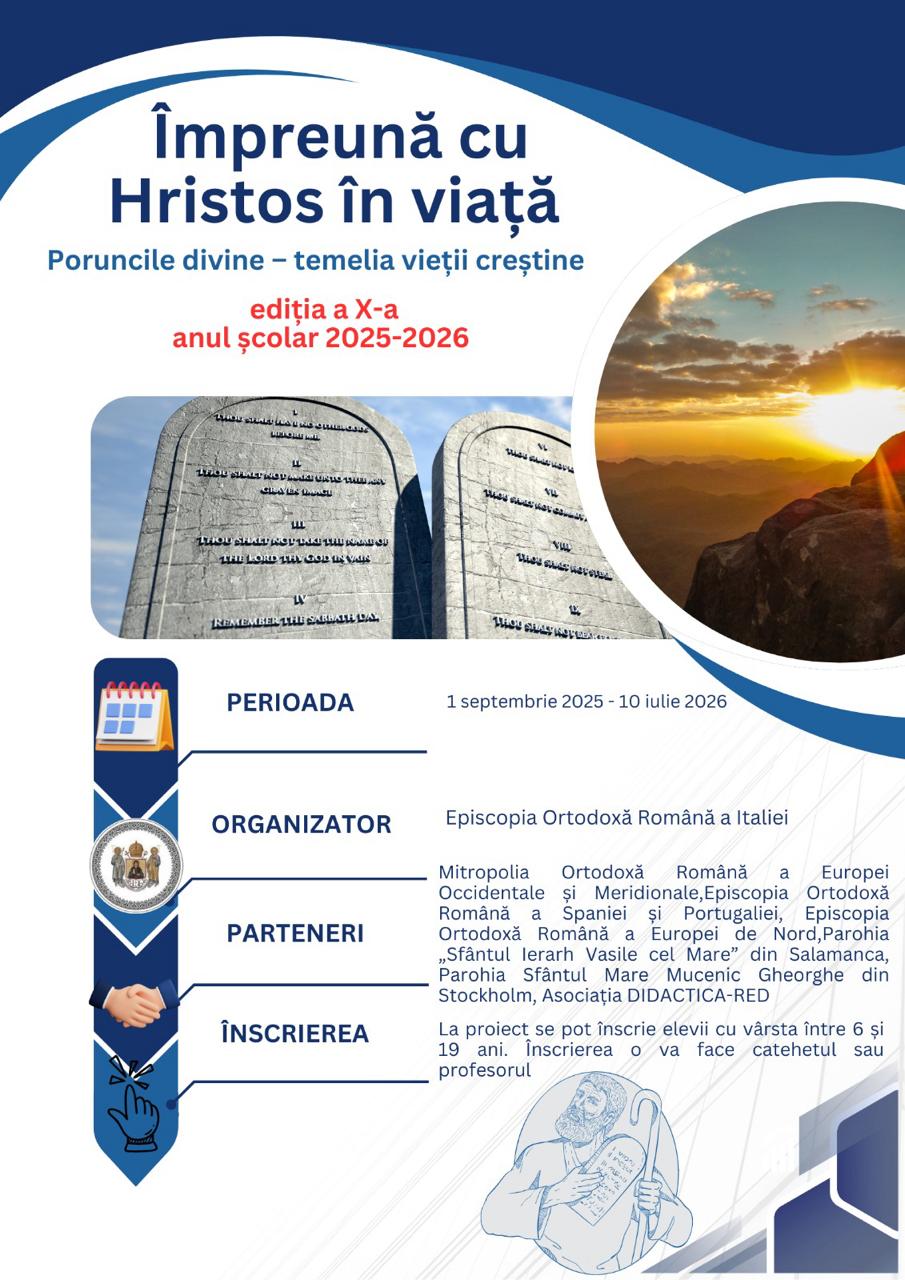 Proiectul Internațional online „Împreună cu Hristos în viață”